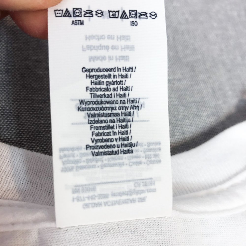 Take It Easy White Graphic Print Tee T-Shirt S M L XL - Picture 7 of 8